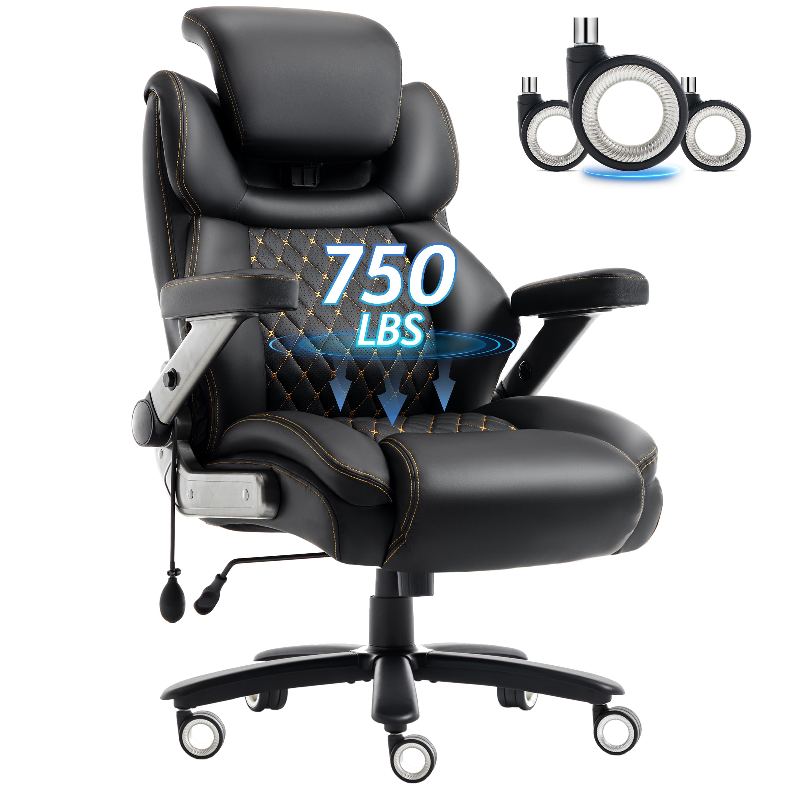 Amazon.com: Big and Tall Office Chair 750lbs, Executive Office